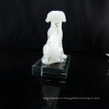 Лучшей цене высочайшее качество ручной работы Пуцзян Кристалл животных собака поделки